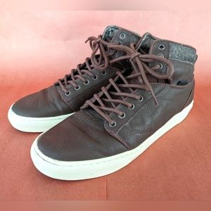 Vans Alomar Leather Hi Top Sneakers